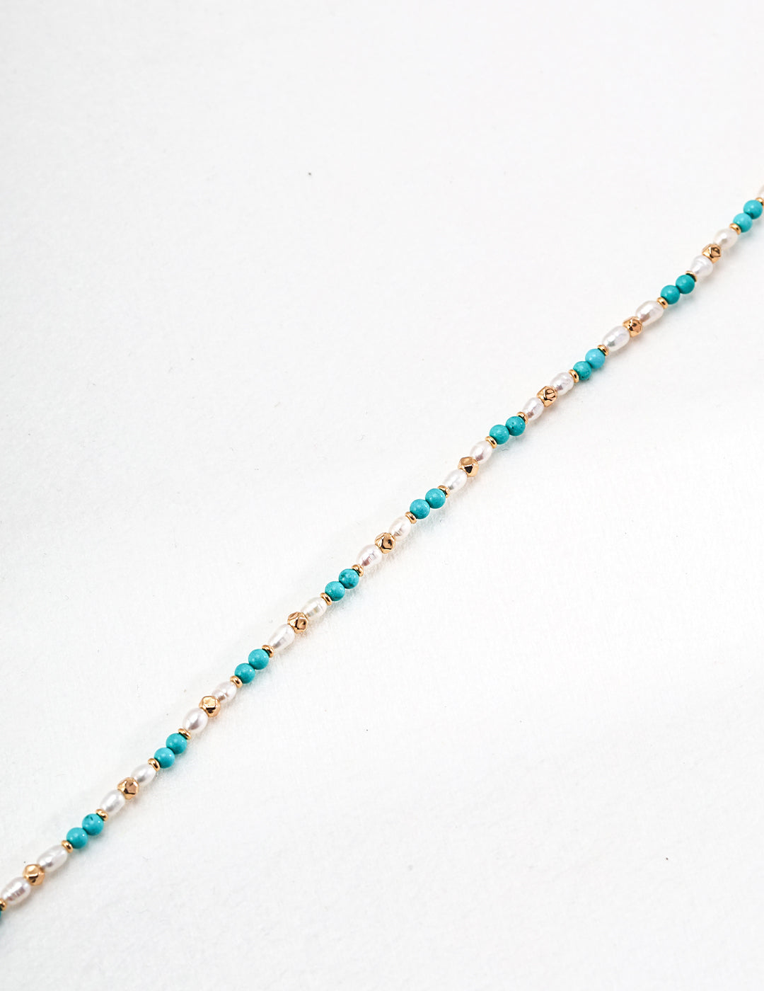 Turquoise with Pearl Necklace By Essimora